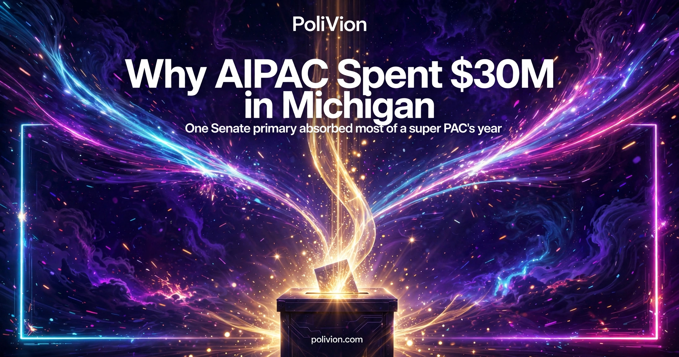 Article art for Why AIPAC Spent $30 Million in Michigan on PoliVion